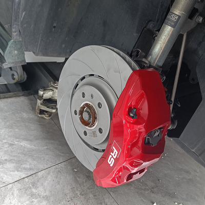 Автомобильный тормозной суппорт Audi A5 Upgrade Kit 6 Big Pot Red Color Monoblock Calper