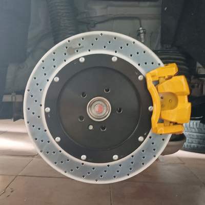 Размер 355MM ротора Upgreade задней стороны крумциркуля тормоза BMW 320 покрашенный большой